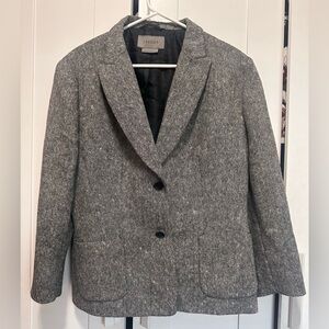 Jaeger‎ Women's Gray Wool Blazer size 14